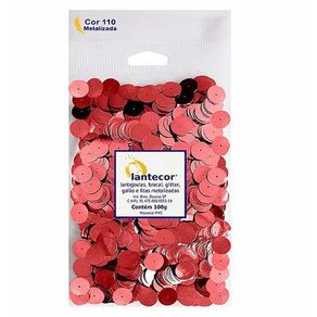 Lant Lisa 06 Metal 110 Vermelha C/1000Und Lant Lisa 06 Metal 110 Vermelha C/1000Und