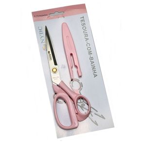 Tesoura com Bainha Tam 08 133 Rosa Und Tesoura com Bainha Tam 08 133 Rosa Und