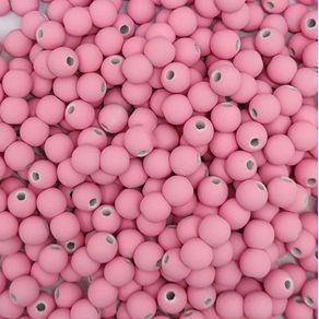 Bola Emborrachada 8Mm 705 Rosa Cl 50G Bola Emborrachada 8Mm 705 Rosa Cl 50G