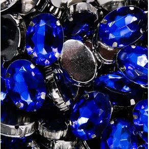 Chaton Engramp Oval 13X18mm Azul Royal C/10Und