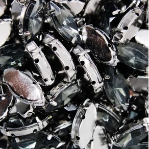 Chaton Engramp Navete 7X15mm Fume 023 C/10Und Chaton Engramp Navete 7X15mm Fume 023 C/10Und