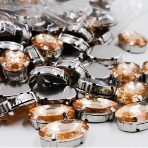 Chaton Engramp Oval Niq 10X14mm Mel 021 C/10Und