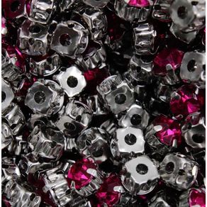 Chaton Engramp Red 8Mm Rs Pink 223 C/10Und Chaton Engramp Red 8Mm Rs Pink 223 C/10Und