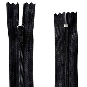 Fechos Ecler Nylon 18Cm 322 Preto C/100Und Fechos Ecler Nylon 18Cm 322 Preto C/100Und