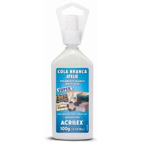 Cola Branca Atelier Super 100G Sem Cor Und Cola Branca Atelier Super 100G Sem Cor Und
