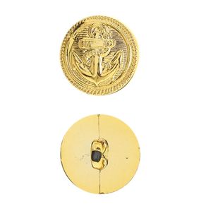 Botao 9249/32 Ancora Ouro C/25Und