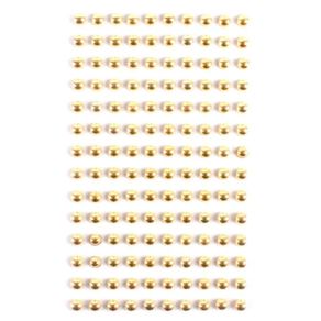 Meia Perola Ades.P5 Dourada Und