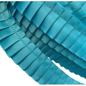 Fita Drapeada 25Mm Cor 12 Azul C/9,14Mt Fita Drapeada 25Mm Cor 12 Azul C/9,14Mt
