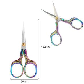 Tesoura Inox Ut.869 12,7X4,5X6cm Colorida Und