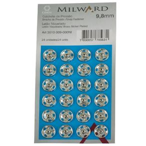 Colchete Pressao Milward 3010 009 C/24Und Colchete Pressao Milward 3010 009 C/24Und