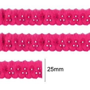 Bordado Ingles Ctl 61 2,5Cm 312 Rosa Esc 13,70Mt