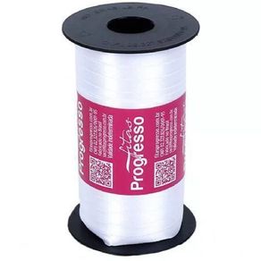 Fita Cetim Progresso N.1 201 Bco 100Mt