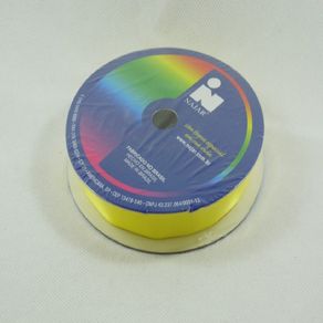 Fita Cetim Najar N.3 Poliester 09 Canario 50Mt