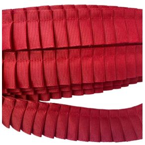 Fita Drapeada 25Mm Cor 26 Vinho C/9,14Mt