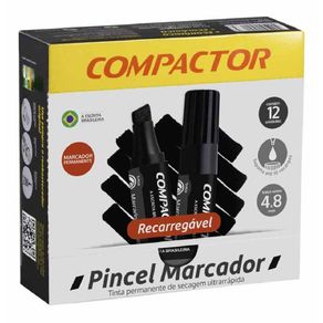 Pincel Marcador Traco 12Und G.Pto Pincel Marcador Traco 12Und G.Pto
