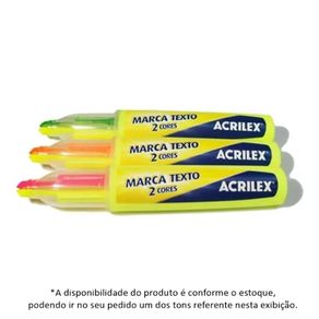 Marca Texto 2 Cores (06720) Und Marca Texto 2 Cores (06720) Und