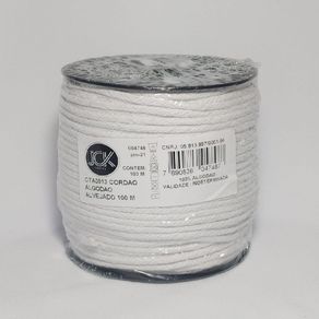 Cordao Algodao Cta0013 Alvejado 100M