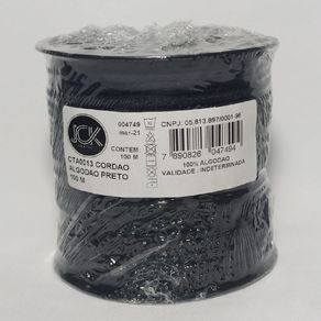 Cordao Algodao Cta0013 Pto 100M
