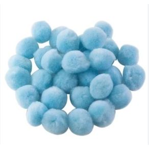 Pom Pom 20Mm C/100Und Azul Bb Pom Pom 20Mm C/100Und Azul Bb
