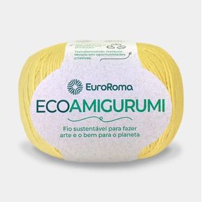 Euroroma Ecoamigurumi 8/7 160G 400 Amarelo Bb Euroroma Ecoamigurumi 8/7 160G 400 Amarelo Bb