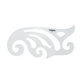 Regua Acrilico Curva Franc18,5X7,5(23280) Regua Acrilico Curva Franc18,5X7,5(23280)