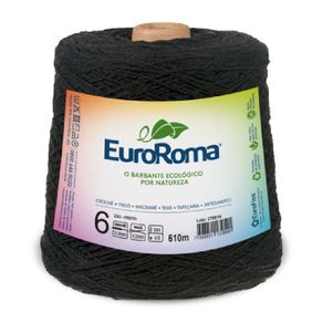 Euroroma 4/6 Preto 600G 610Mt Und Euroroma 4/6 Preto 600G 610Mt Und