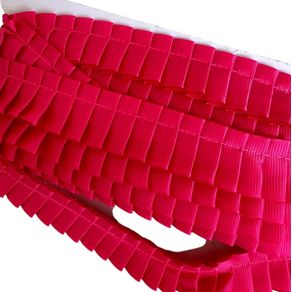 Fita Drapeada 25Mm Cor 7 Pink C/9,14Mt Fita Drapeada 25Mm Cor 7 Pink C/9,14Mt