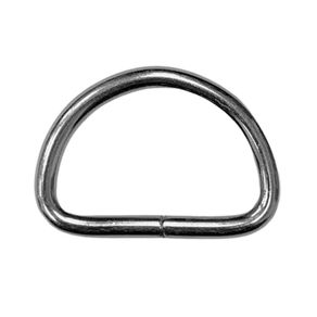 Meia Argola 19Mm Niquel 10Und Meia Argola 19Mm Niquel 10Und