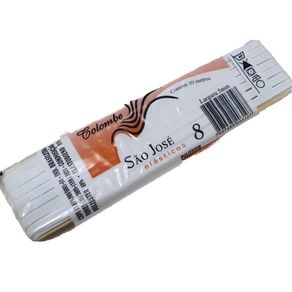 Elastico Colombe N.08 Bco 10Mt