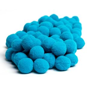 Pompom-S 20Mm 199 Azul Turquesa C/100Und