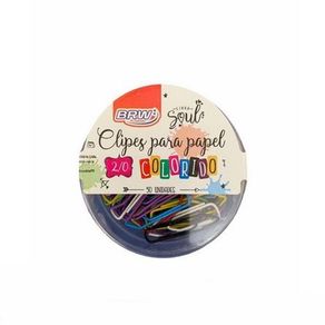 Clipes P/Papel 2/0 C/50Und Colorido Clipes P/Papel 2/0 C/50Und Colorido