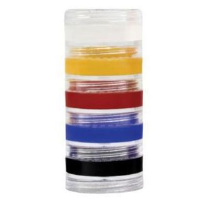 Tinta Facial Cor e Art Gel Glitter Primaria 5 Cor Bl (1086) Tinta Facial Cor e Art Gel Glitter Primaria 5 Cor Bl (1086)