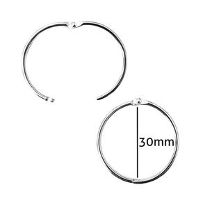 Argola Articulada 30 Niquel 10Und Luli