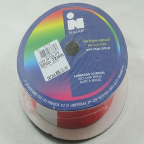 Fita Cetim Najar N.5 Poliester 07 Verm 50Mt Fita Cetim Najar N.5 Poliester 07 Verm 50Mt