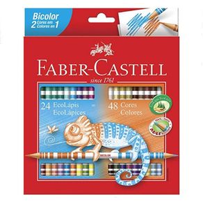 Lapis de Cor Bicolor (Bl) 24 Lapis/48 Cores (120624G) Lapis de Cor Bicolor (Bl) 24 Lapis/48 Cores (120624G)