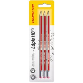 Lapis  Hb N.2 C/Borracha Bl/3