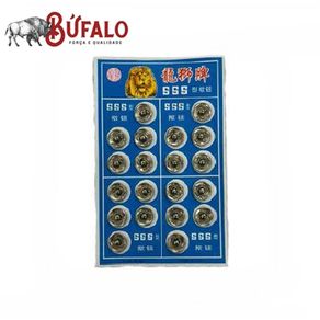 Colchete Pressao de Ferro Tam 02 P/Vestuario Colchete Pressao de Ferro Tam 02 P/Vestuario