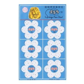 Colchete Pressao Plast 8.5Mm Bco 36Und Luli Colchete Pressao Plast 8.5Mm Bco 36Und Luli