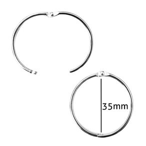 Argola Articulada 35 Niquel 10Und Luli