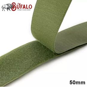 Fitas de Veludo 50Mm Verde Militar C/25Mt