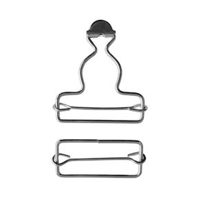 Fivela Jardin 40Mm Niquel 10Und