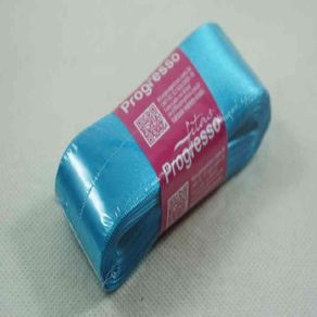 Fita Cetim Progresso N.9 213 Azul Turqueza 10Mt Fita Cetim Progresso N.9 213 Azul Turqueza 10Mt