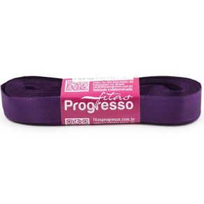 Fita Cetim Progresso N.3 675 Violeta 10Mt