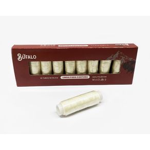 Linha P/Costura 100Jds 127 Natural C/10Und