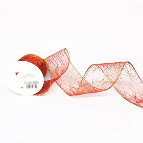 Art P/Fes Fita Arm Enf Natal 8C Verm  6,3Cmx914cm 10Jds