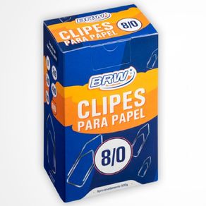 Clipes para Papel 8/0 C/25Und