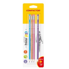 Lapis Triangular Tristar Pop 2B C/4Und Bl