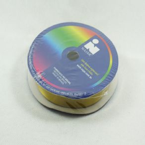 Fita Cetim Najar N.3 Poliester 47 Dourado 50Mt