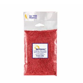 Glitter Met 100G 110 Vermelha