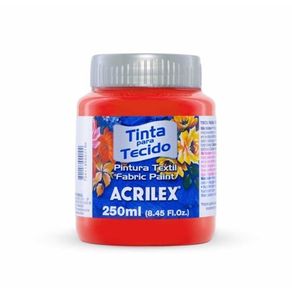 Tinta Tecido Fosca 250Ml N.583 Verm Tomate Tinta Tecido Fosca 250Ml N.583 Verm Tomate